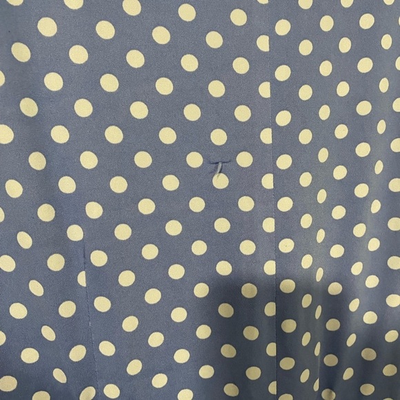 Perceptions - Blue and White Polka Dots Dress - Picture 9 of 12